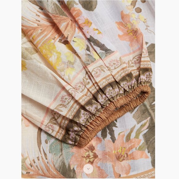 ZIMMERMANN Wylie Wrap Print Mini Dress, Designer Size 3/US Size 10, NWT 🇦🇺 - Picture 6 of 16